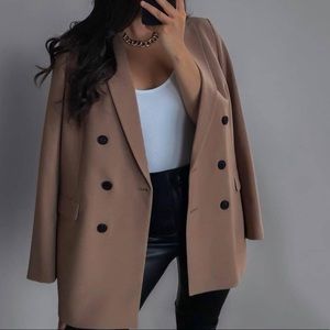 MANGO double breasted blazer